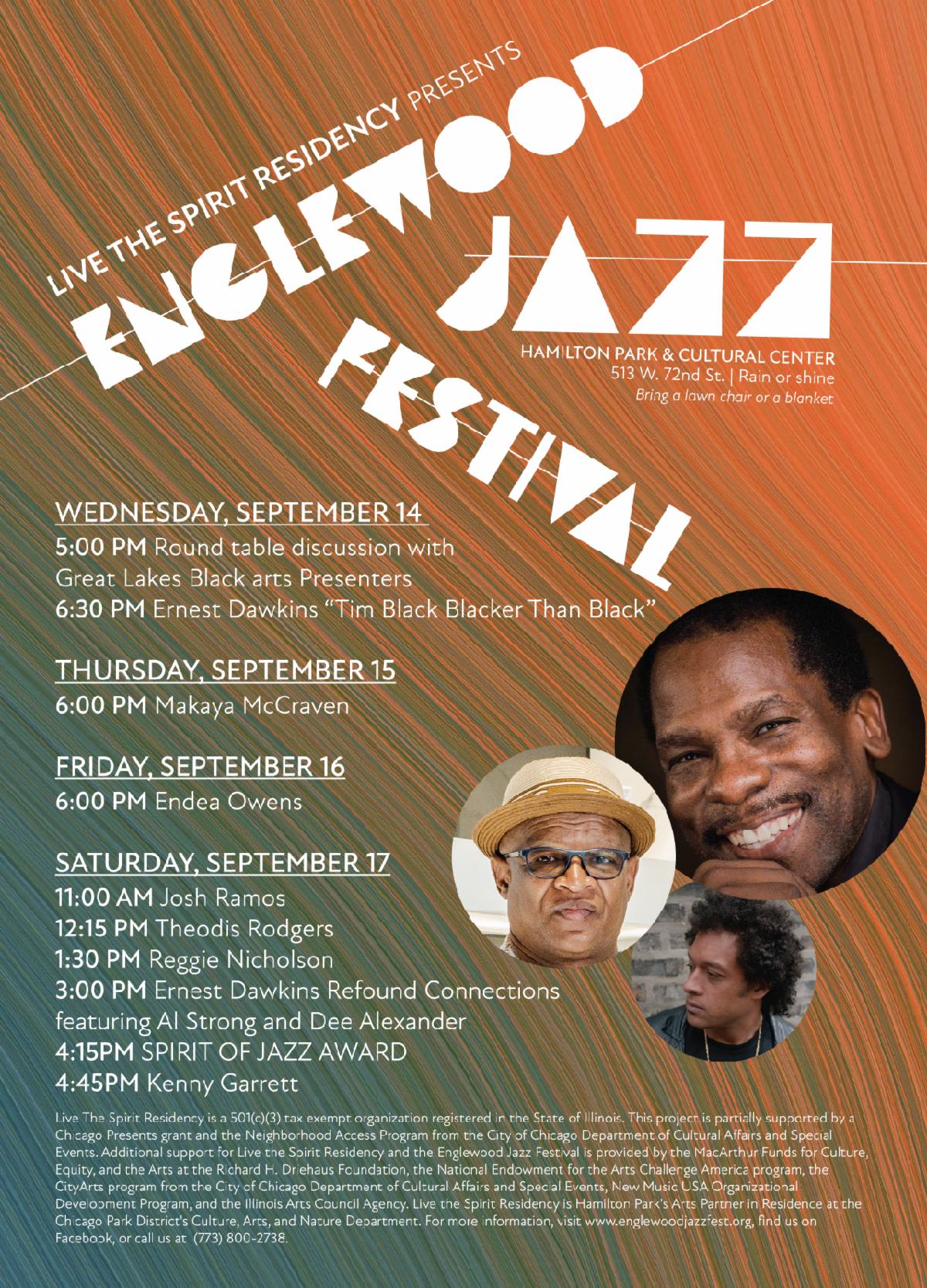 September 14, 2022, 630pm Englewood Jazz Festival Dee Alexander
